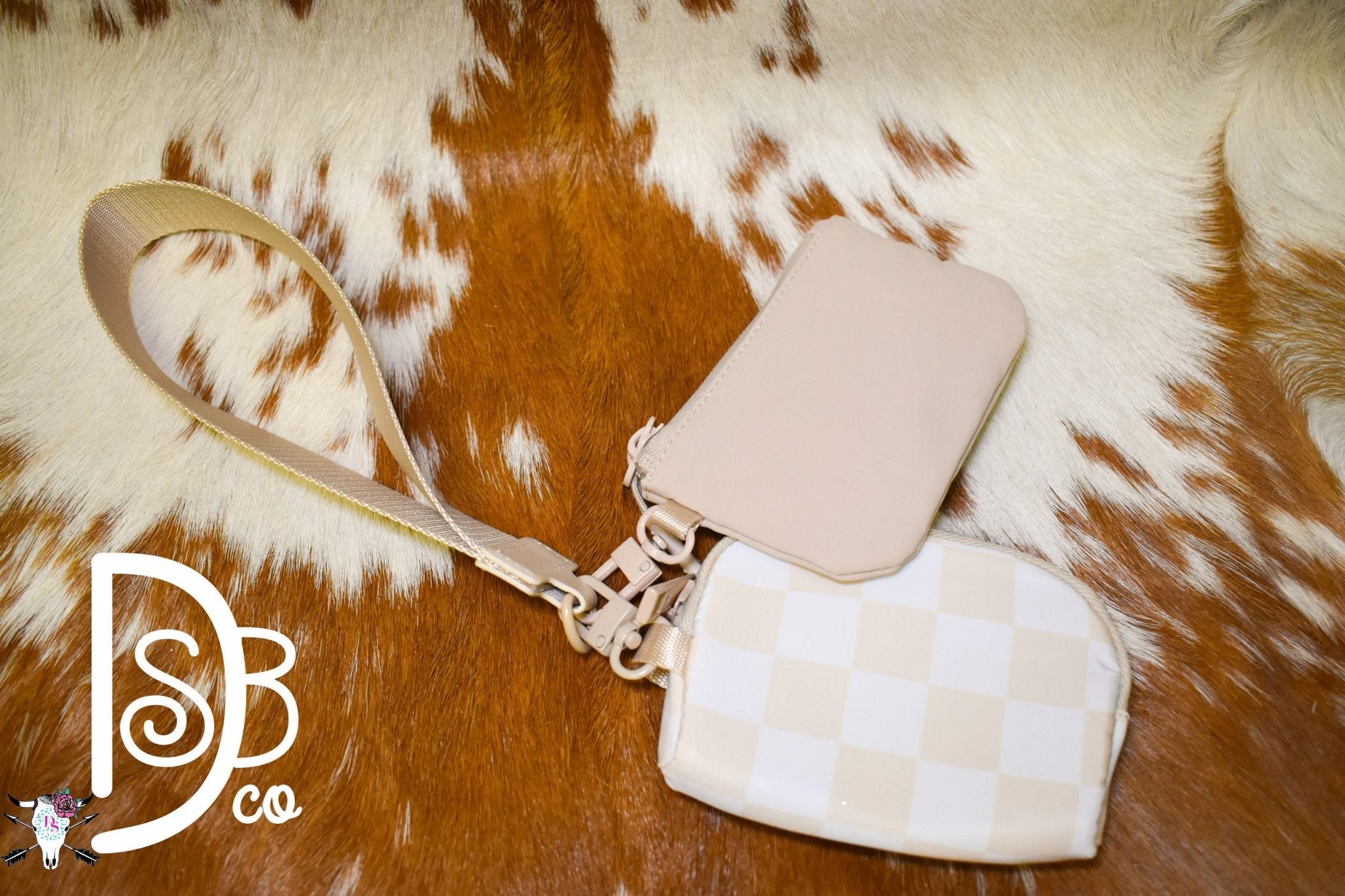 Dual Pouch Wristlet Wallet - Deadwood South Boutique & Company LLC