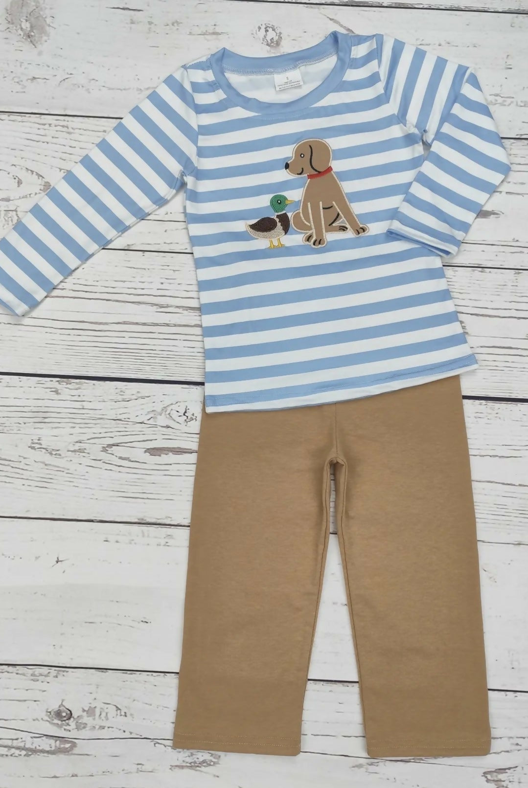 Duck Dog Applique’ Hunting Pants Set - Deadwood South Boutique & Company LLC