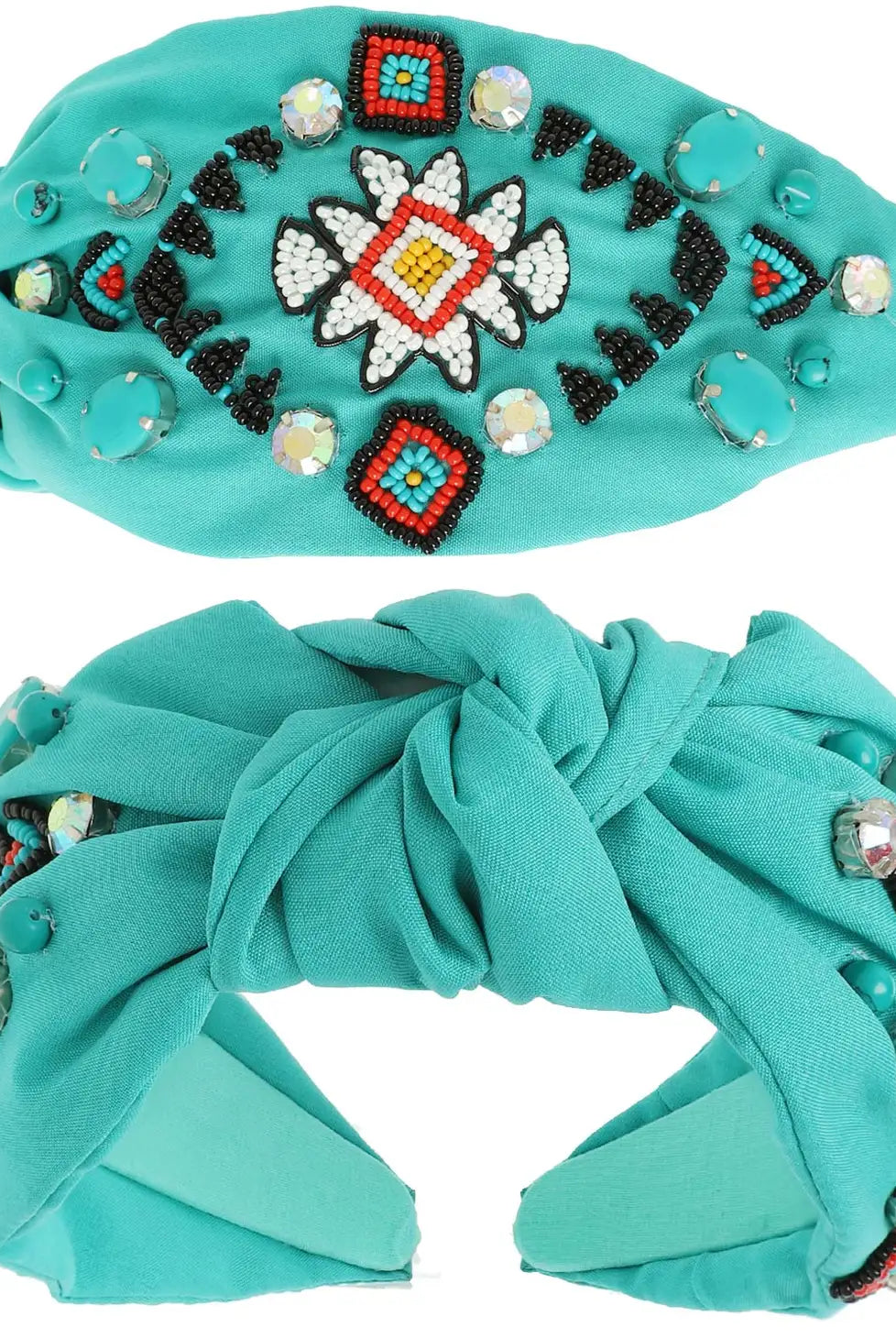 Western Aztec Beaded Headband-Headbands-Deadwood South Boutique & Company-Deadwood South Boutique, Women's Fashion Boutique in Henderson, TX