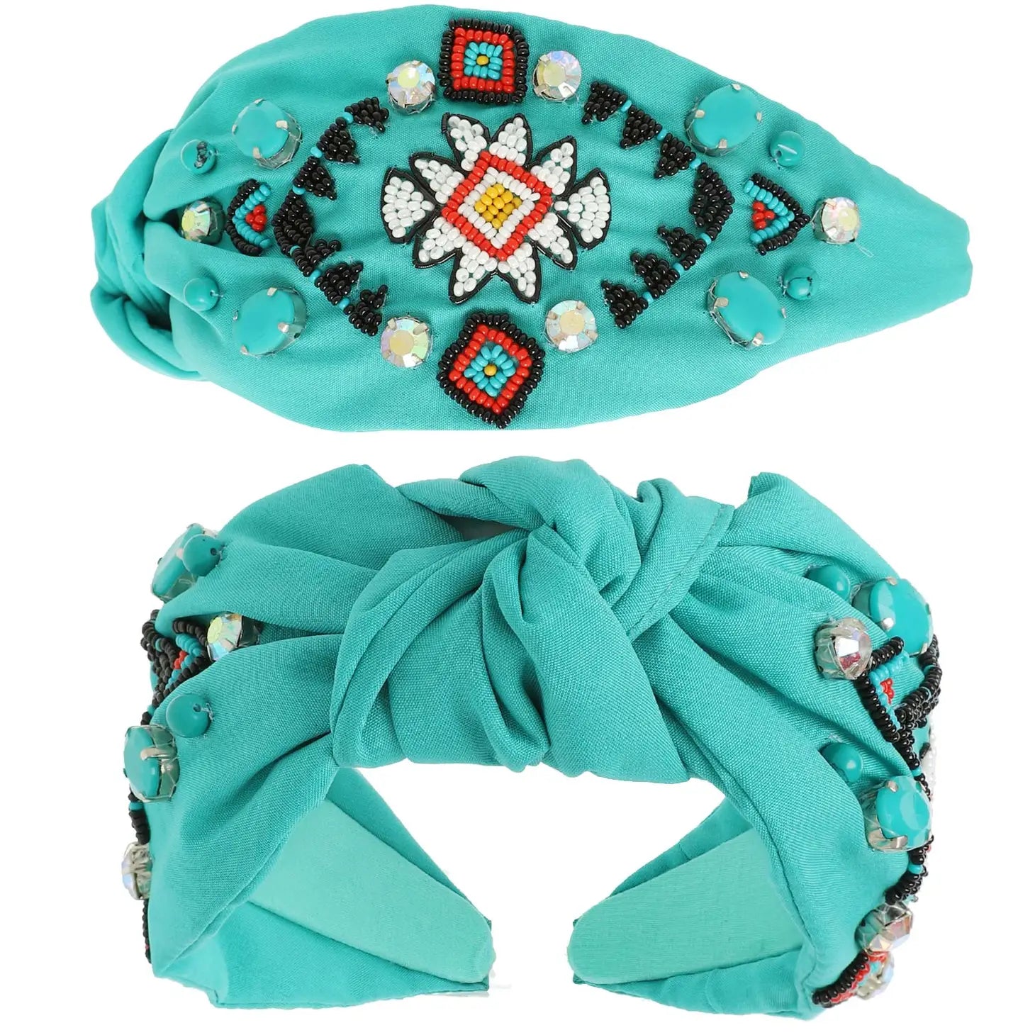 Western Aztec Beaded Headband-Headbands-Deadwood South Boutique & Company-Deadwood South Boutique, Women's Fashion Boutique in Henderson, TX