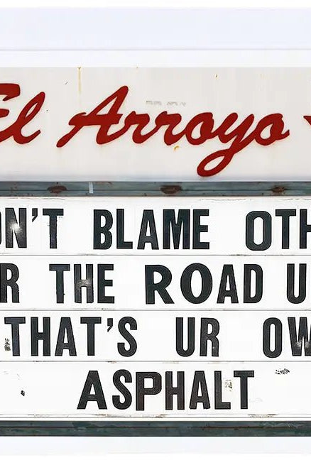 El Arroyo Ur Own Asphalt Card - Deadwood South Boutique & Company LLC