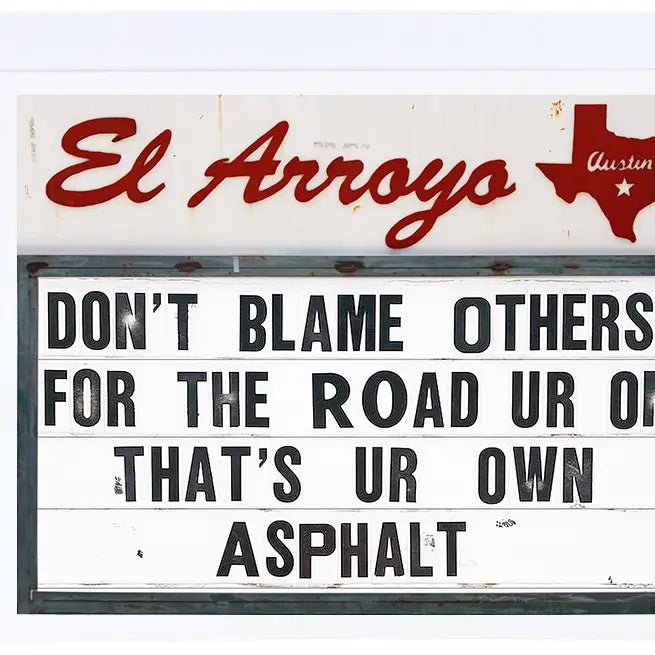 El Arroyo Ur Own Asphalt Card - Deadwood South Boutique & Company LLC