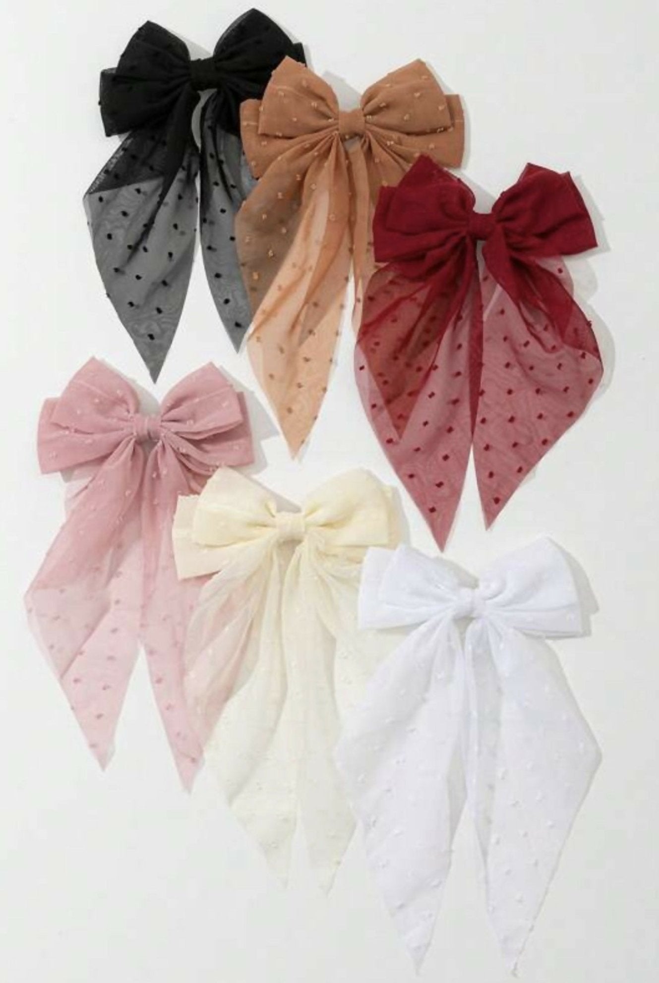 Elegant Bow Knot Ribbon Clip - Deadwood South Boutique & Company LLC