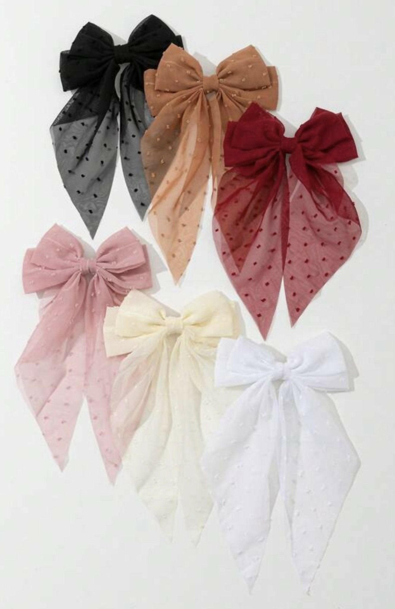 Elegant Bow Knot Ribbon Clip - Deadwood South Boutique & Company LLC