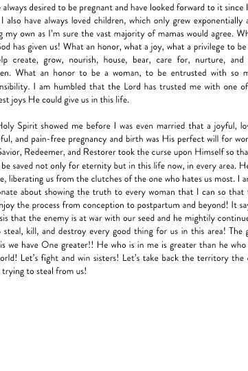 Entrusted: A Motherhood Devotional About Pregnancy - Deadwood South Boutique & Company LLC