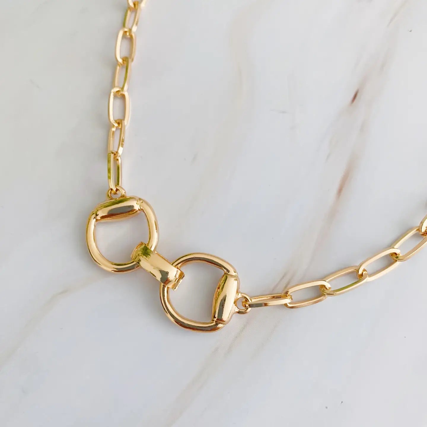 Equestrian Pendant Chain Necklace - Deadwood South Boutique & Company LLC