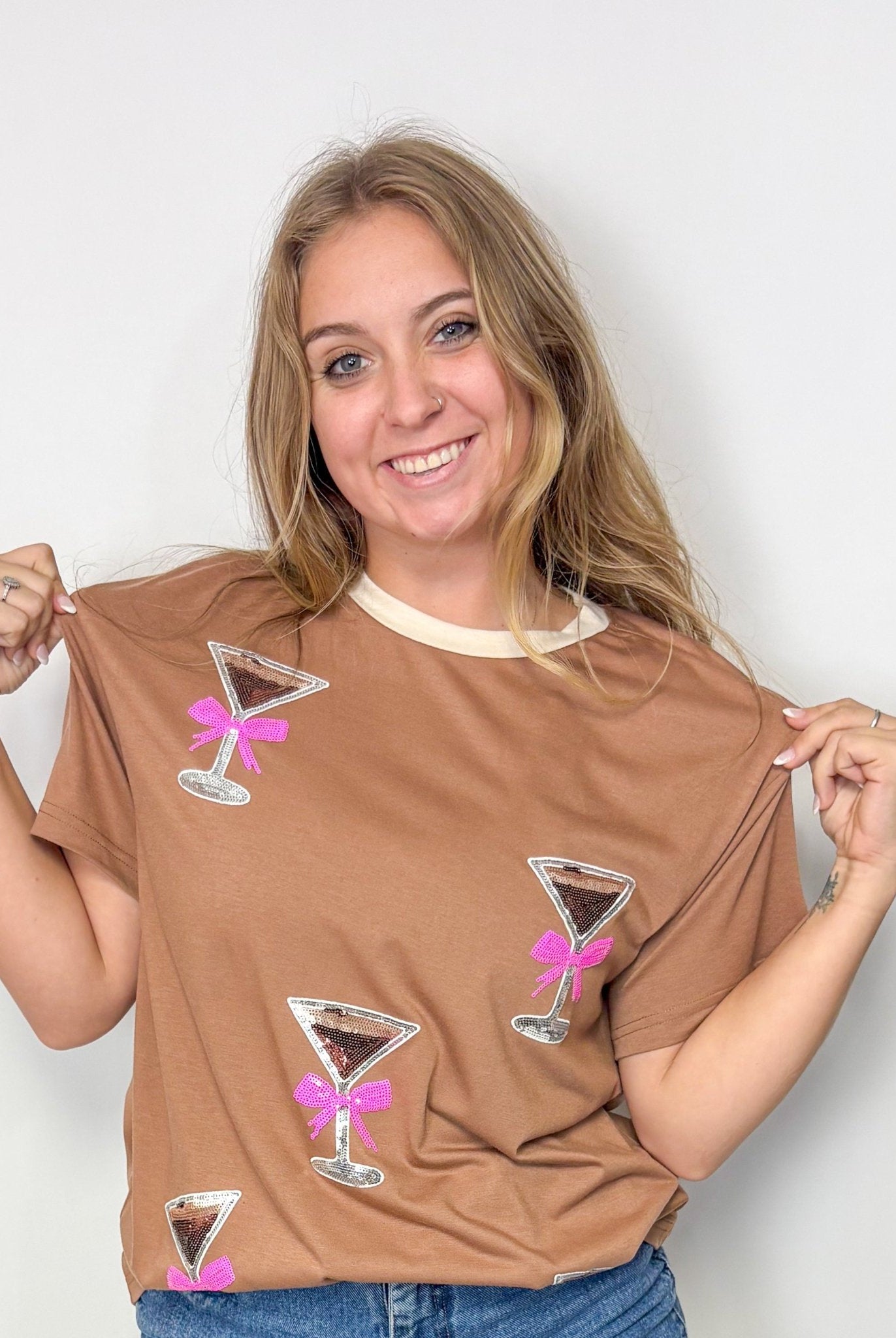 Expresso Martini Oversized Tee - Deadwood South Boutique & Company LLC
