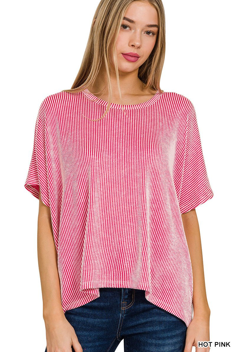 EZ Cassidy Ribbed Top - Deadwood South Boutique & Company LLC
