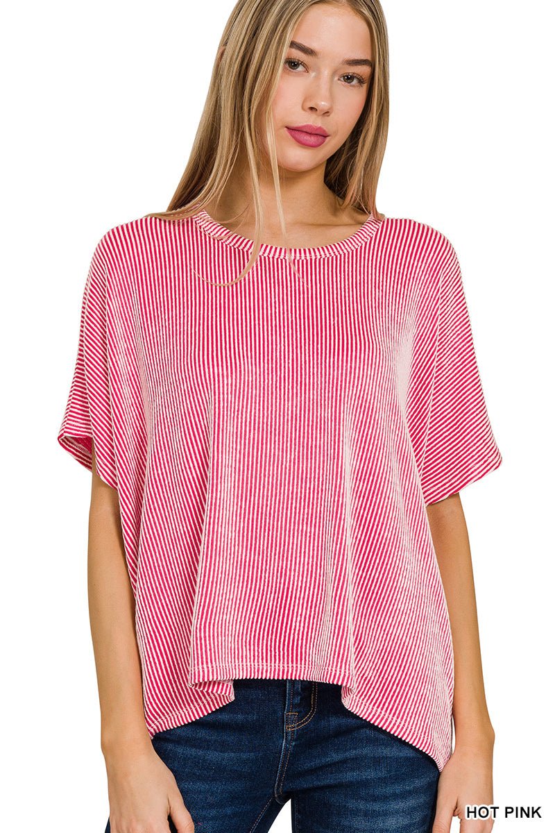 EZ Cassidy Ribbed Top - Deadwood South Boutique & Company LLC