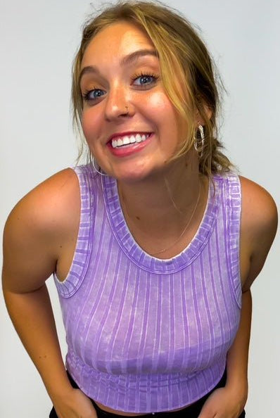 EZ Rosa Ribbed Tank - Deadwood South Boutique & Company LLC