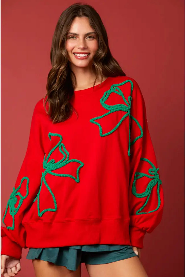 The Perfect Package Sweatshirt-Tops & Tees-Deadwood South Boutique & Company LLC-Deadwood South Boutique, Women's Fashion Boutique in Henderson, TX