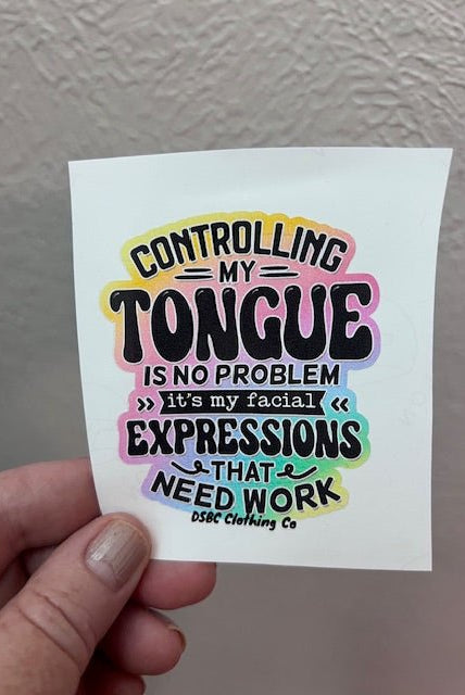 Facial Expressions Sticker - Deadwood South Boutique & Company LLC