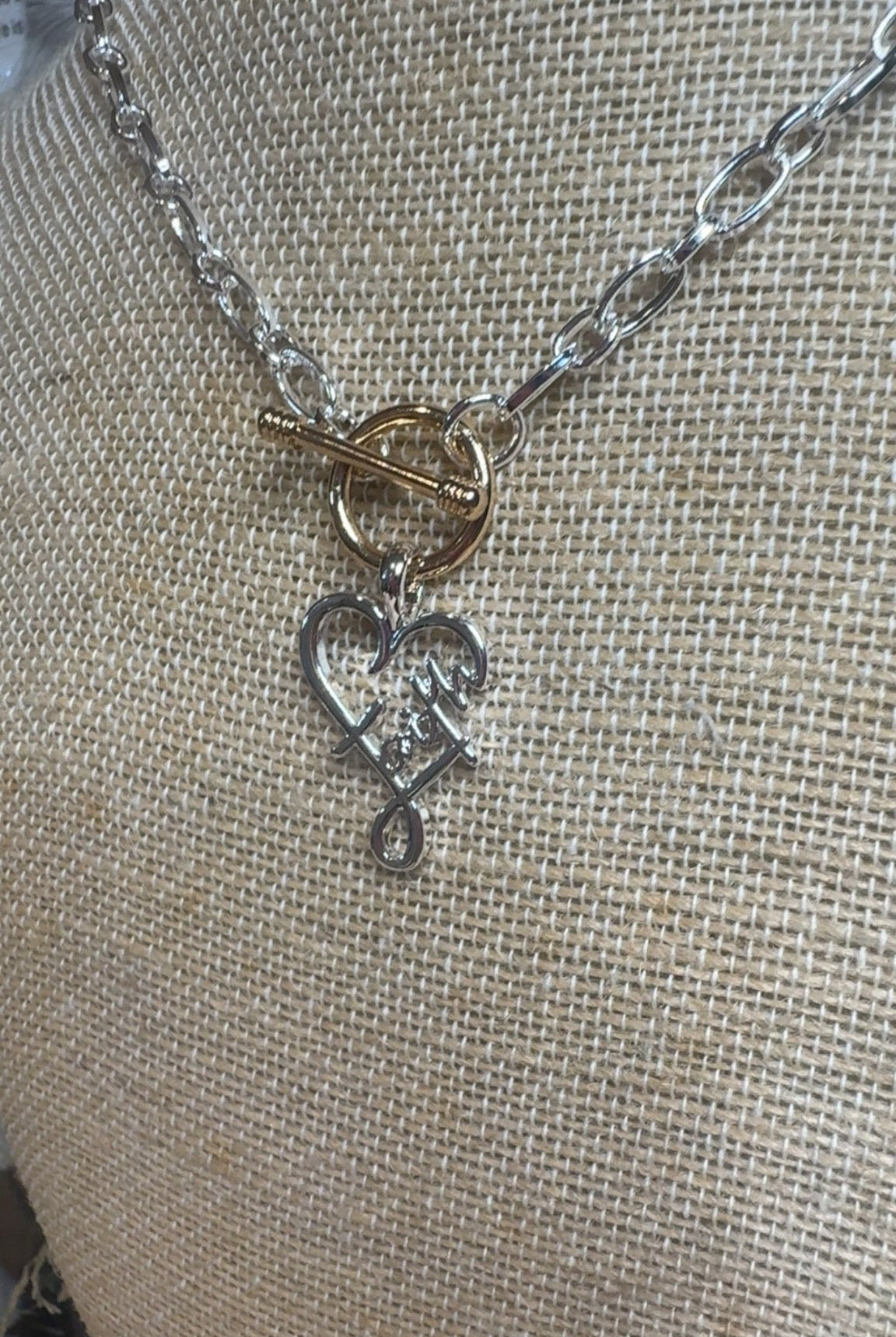 Faith of Heart Necklace - Deadwood South Boutique & Company LLC