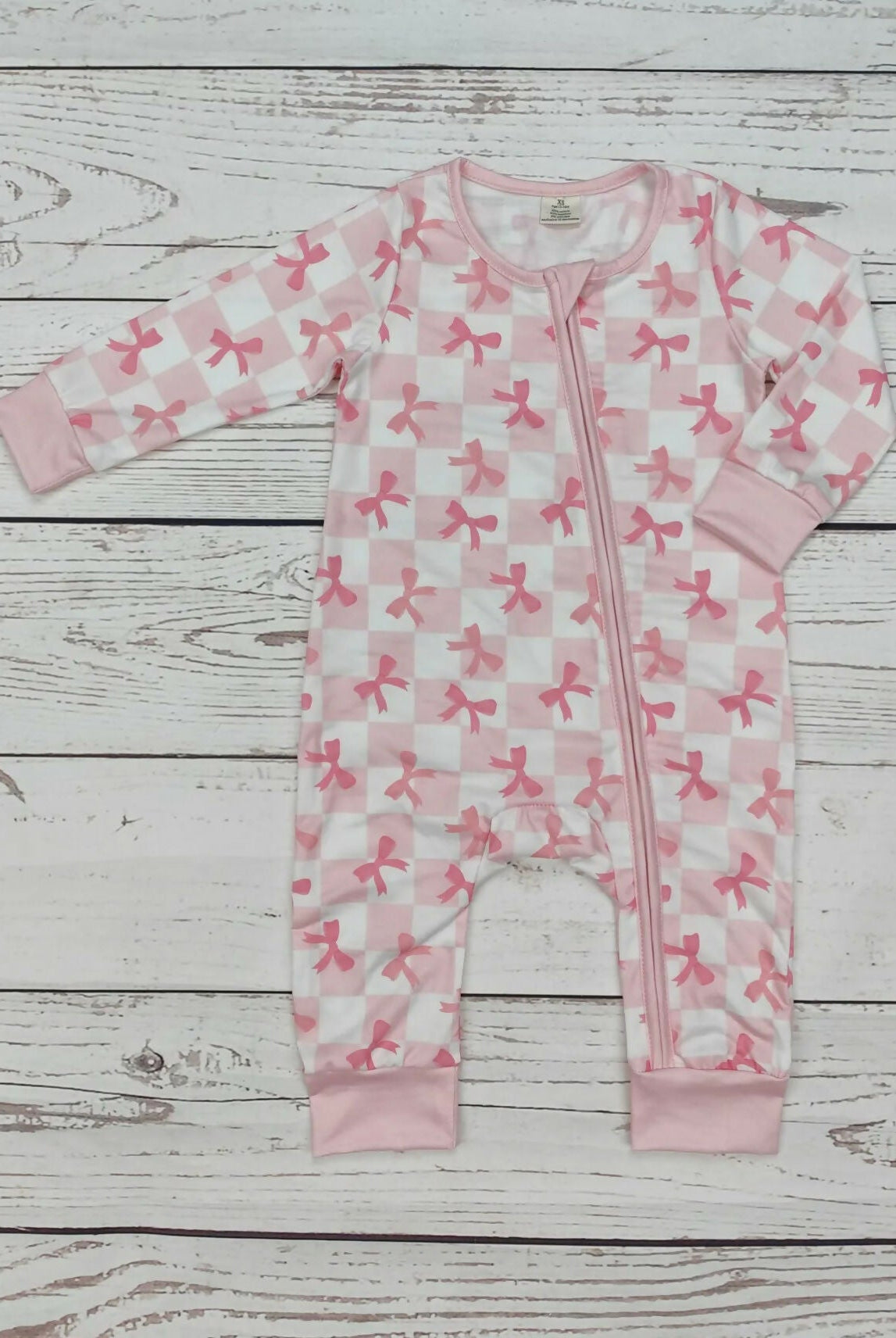 Fancy Bow Zipper Sleeper - Deadwood South Boutique & Company LLC
