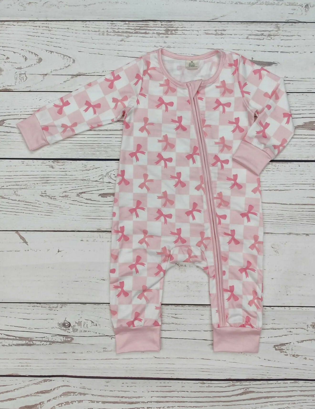 Fancy Bow Zipper Sleeper - Deadwood South Boutique & Company LLC