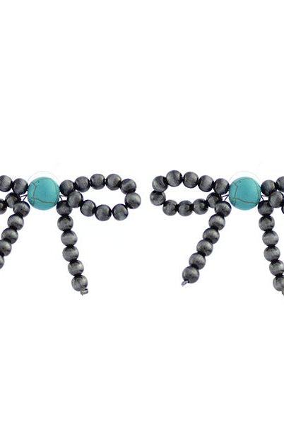 Fashion Pearl Bow Earrings - Deadwood South Boutique & Company LLC