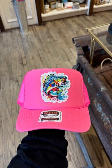 Flossy Fish Trucker Caps - Deadwood South Boutique & Company LLC