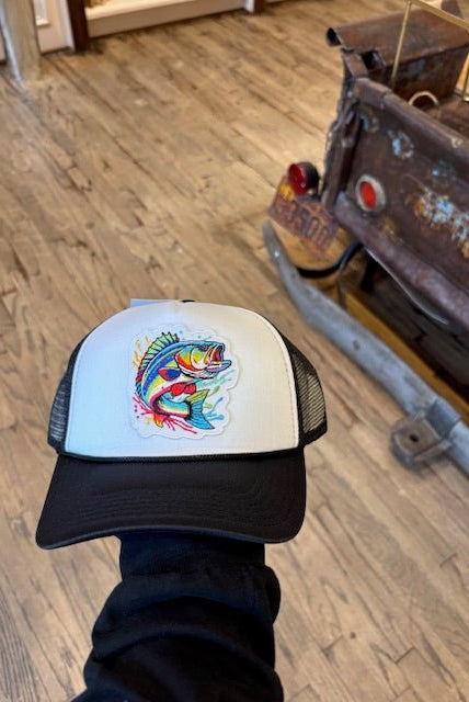 Flossy Fish Trucker Caps - Deadwood South Boutique & Company LLC