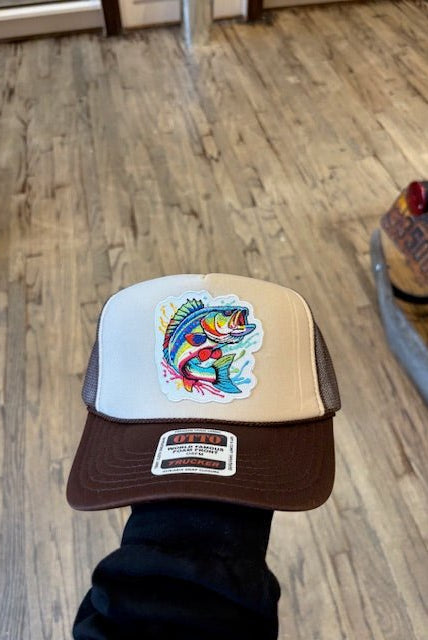 Flossy Fish Trucker Caps - Deadwood South Boutique & Company LLC