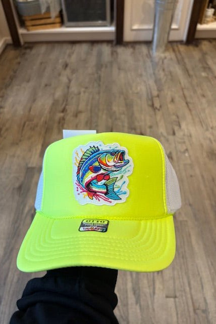 Flossy Fish Trucker Caps - Deadwood South Boutique & Company LLC