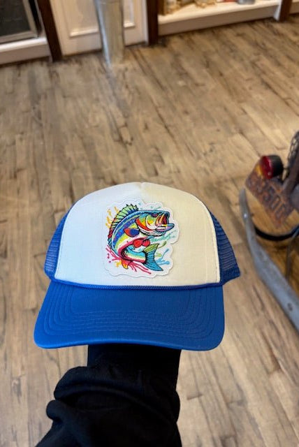Flossy Fish Trucker Caps - Deadwood South Boutique & Company LLC