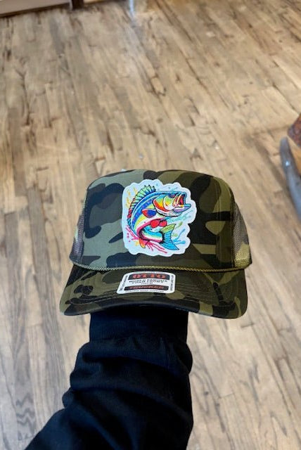 Flossy Fish Trucker Caps - Deadwood South Boutique & Company LLC