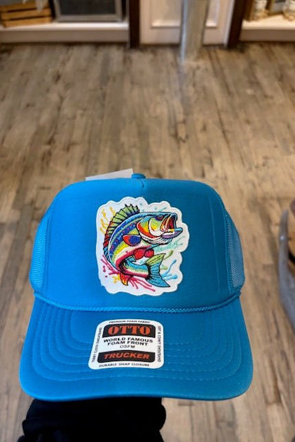 Flossy Fish Trucker Caps - Deadwood South Boutique & Company LLC