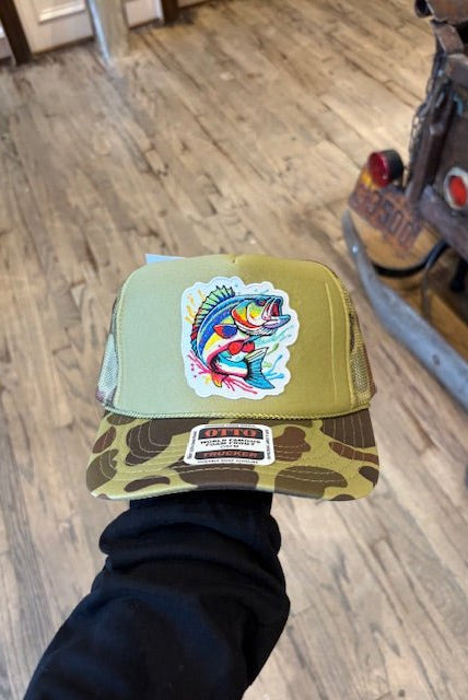 Flossy Fish Trucker Caps - Deadwood South Boutique & Company LLC