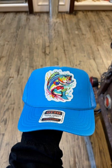 Flossy Fish Trucker Caps - Deadwood South Boutique & Company LLC
