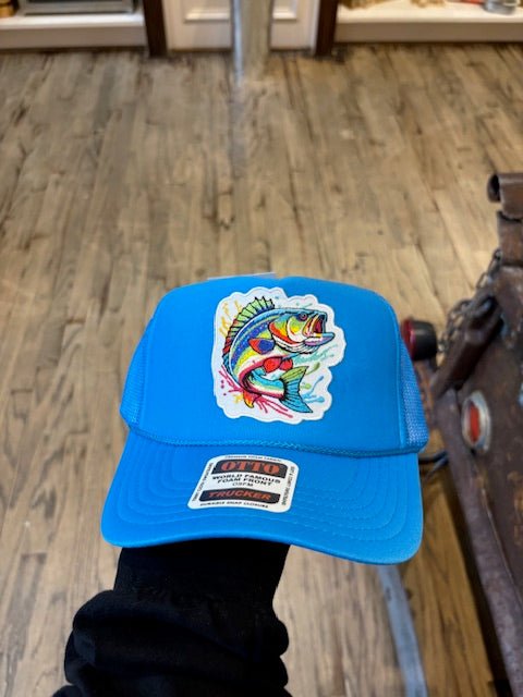 Flossy Fish Trucker Caps - Deadwood South Boutique & Company LLC