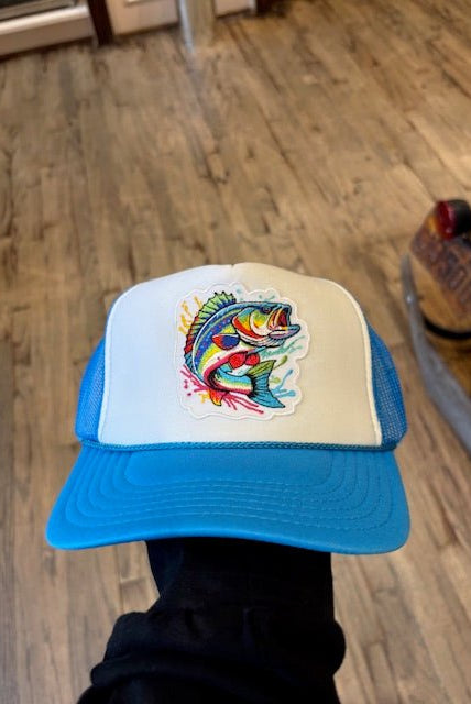 Flossy Fish Trucker Caps - Deadwood South Boutique & Company LLC
