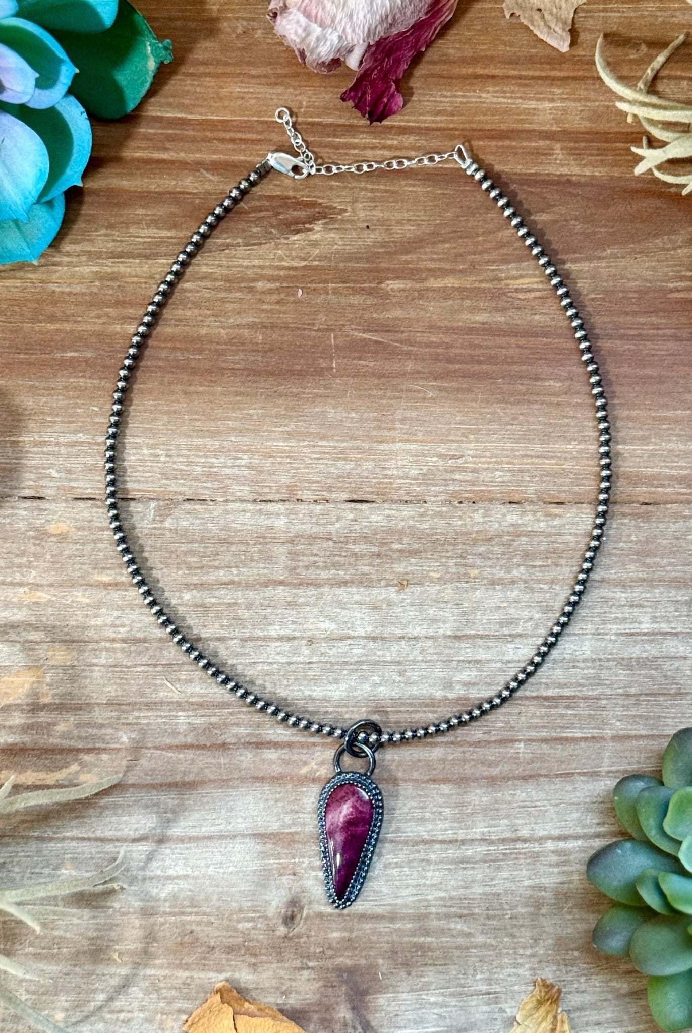 FREE Sterling Silver Pearl Necklace + MJ Purple Spiny Oyster Pendant - Deadwood South Boutique & Company LLC