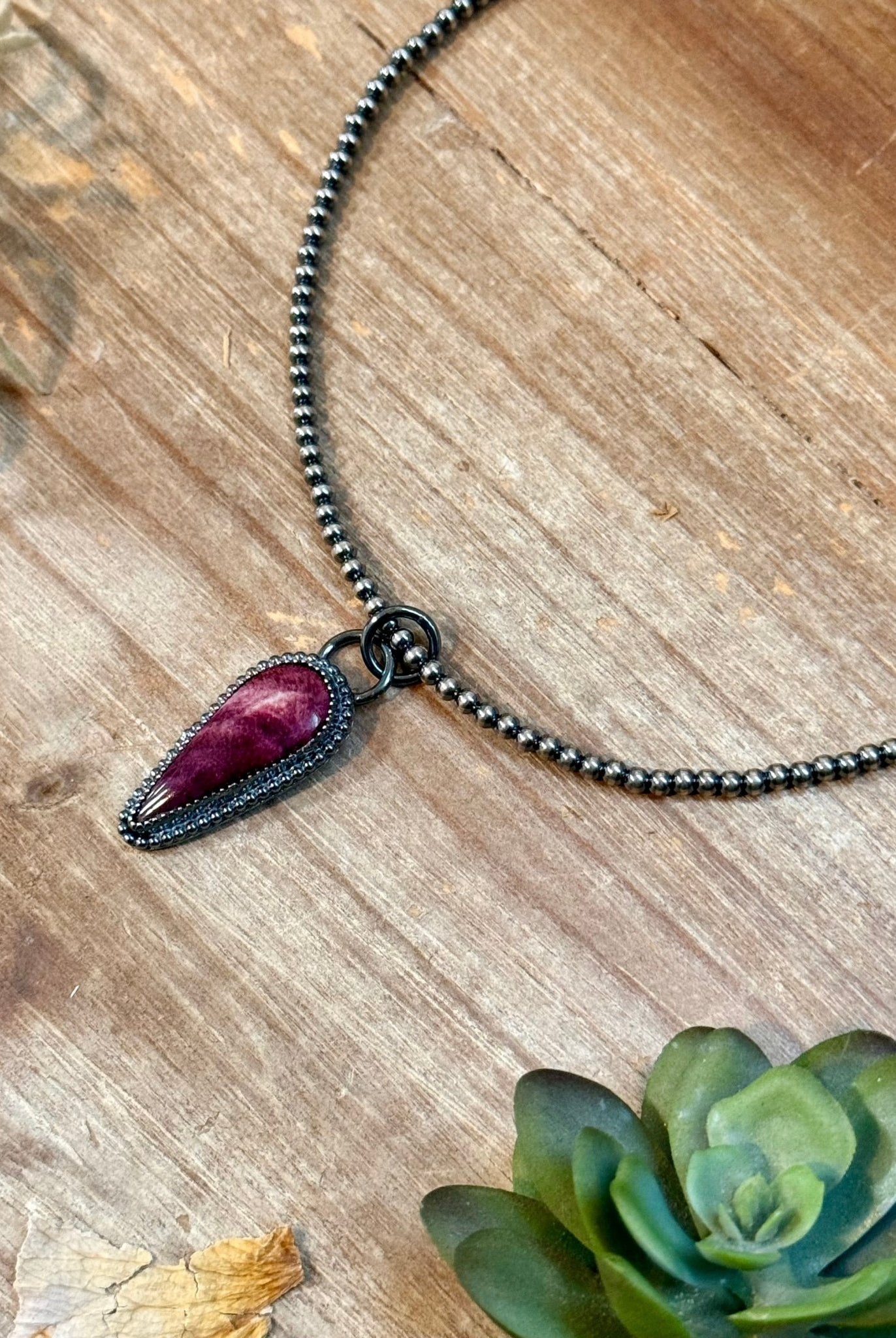 FREE Sterling Silver Pearl Necklace + MJ Purple Spiny Oyster Pendant - Deadwood South Boutique & Company LLC