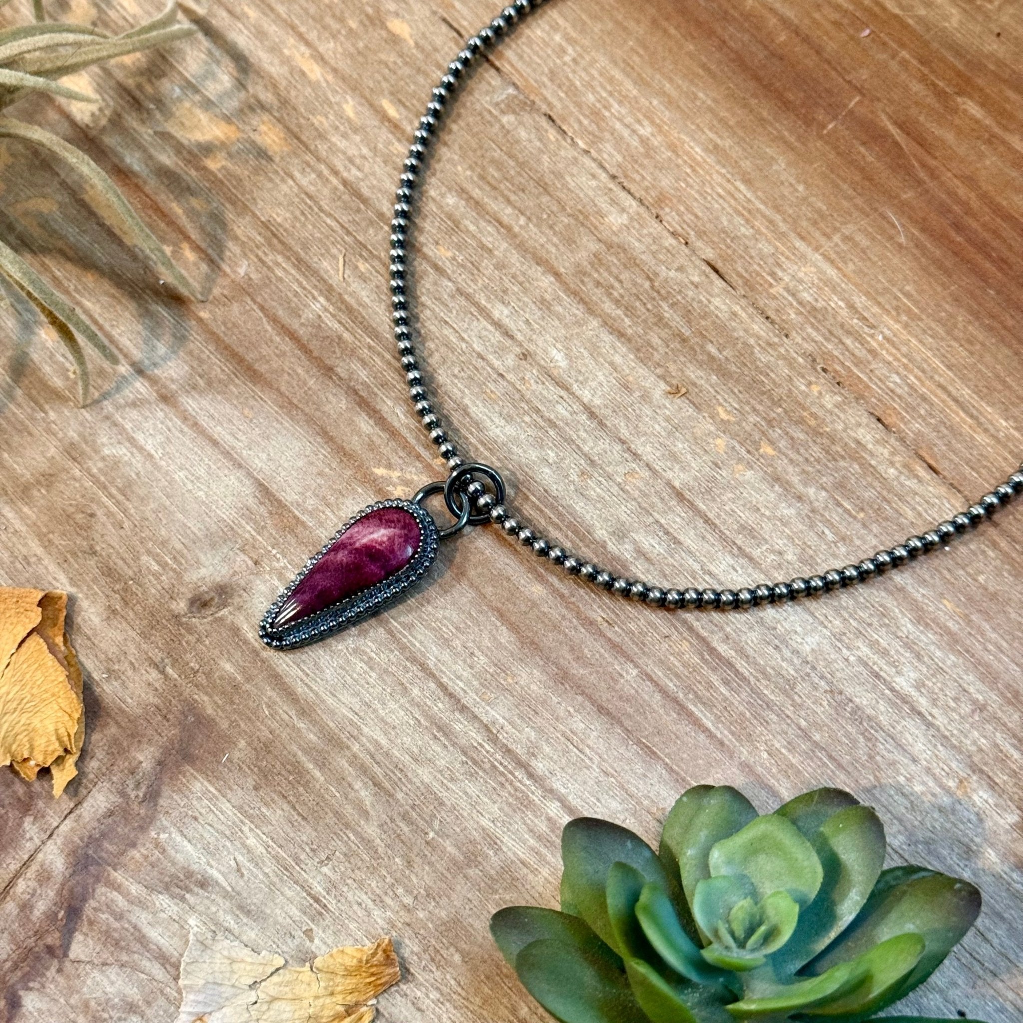 FREE Sterling Silver Pearl Necklace + MJ Purple Spiny Oyster Pendant - Deadwood South Boutique & Company LLC