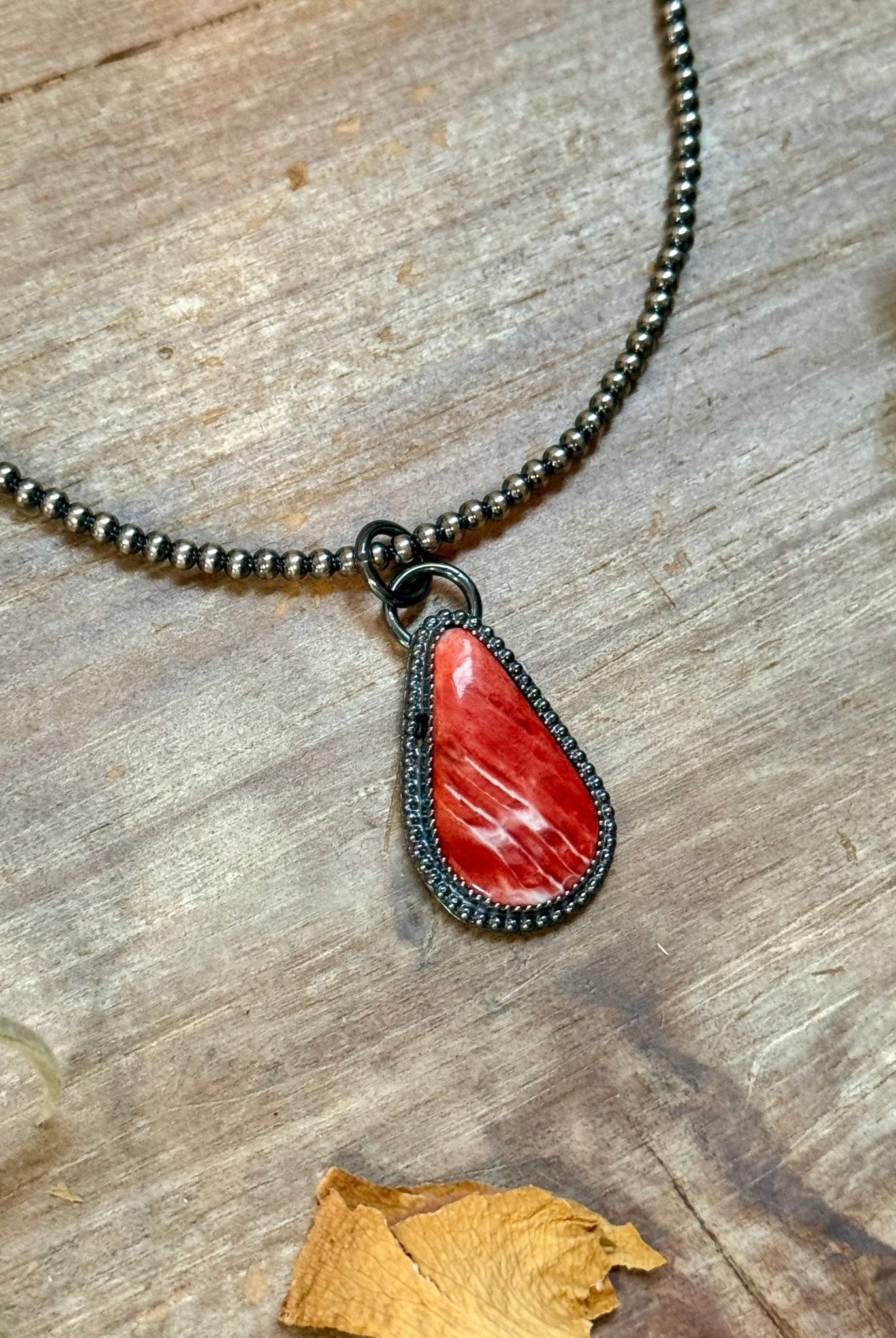 FREE Sterling Silver Pearl Necklace + MJ Red Spiny Oyster Pendant - Deadwood South Boutique & Company LLC