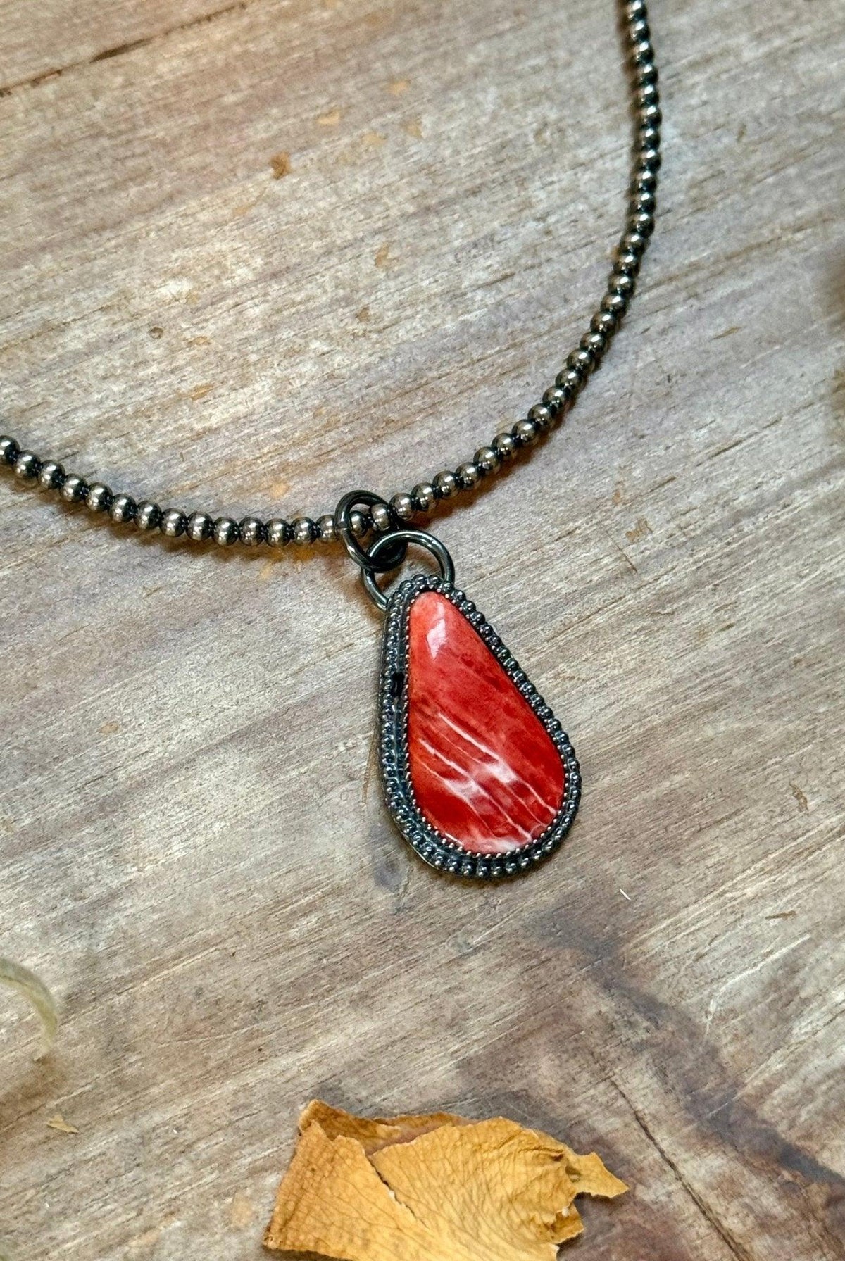 FREE Sterling Silver Pearl Necklace + MJ Red Spiny Oyster Pendant - Deadwood South Boutique & Company LLC