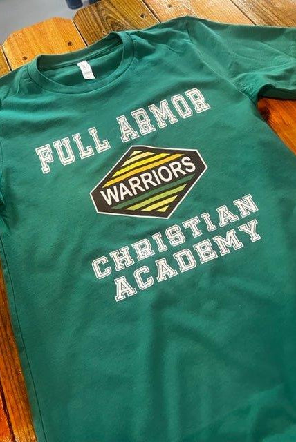 Full Armor Christian Center Graphic Tee - Deadwood South Boutique & Company LLC