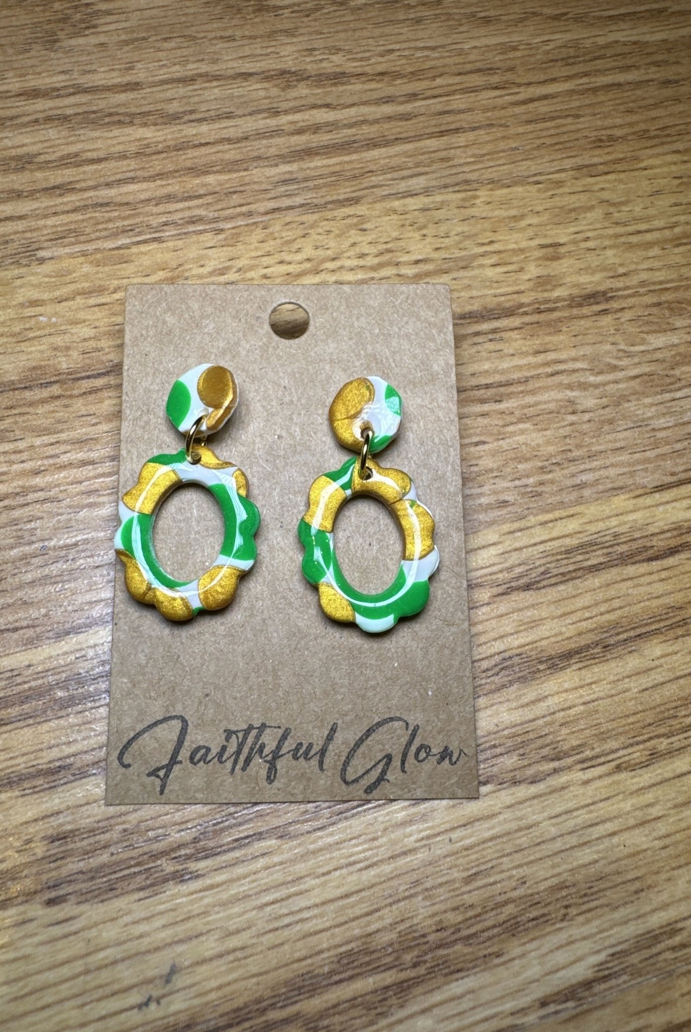 Full Armor Oval Dangle - Deadwood South Boutique & Company LLC