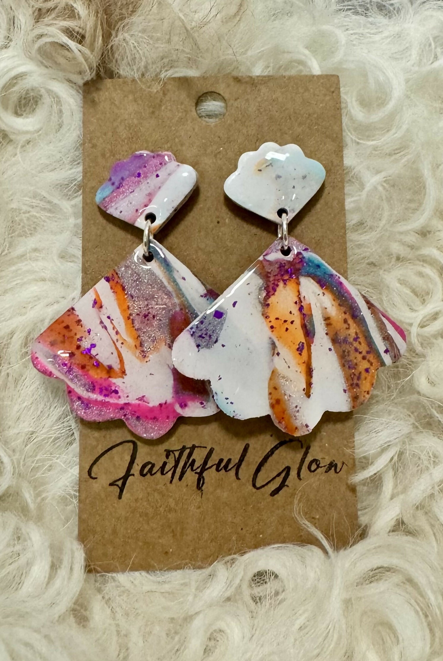 Dreamy Clam-Earrings-Faithful Glow-Deadwood South Boutique, Women's Fashion Boutique in Henderson, TX