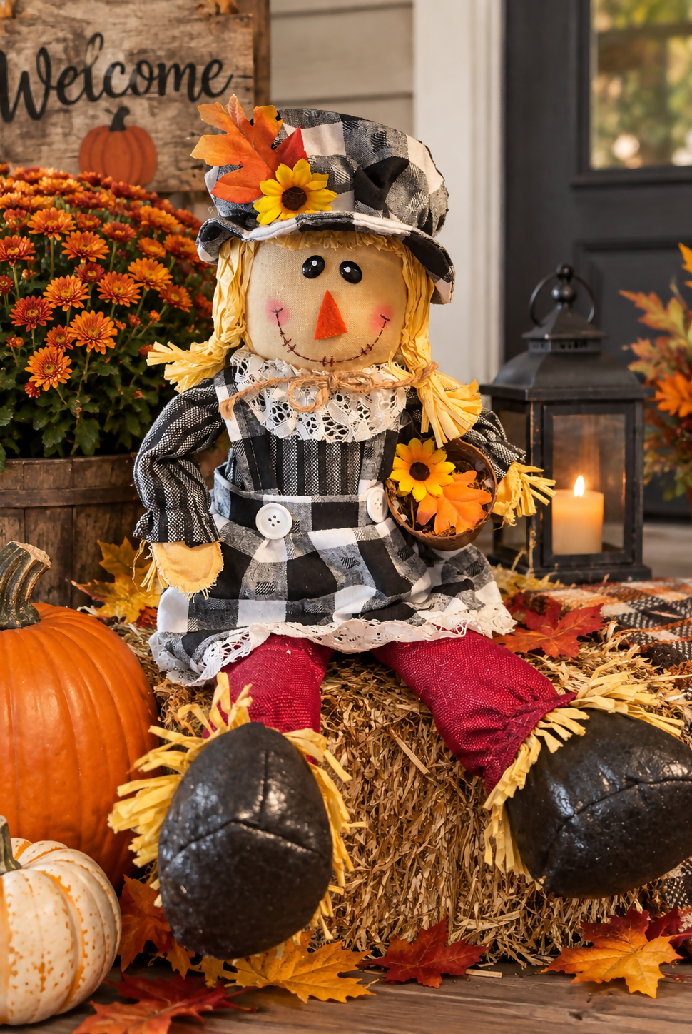 Girl scarecrow - Deadwood South Boutique & Company LLC
