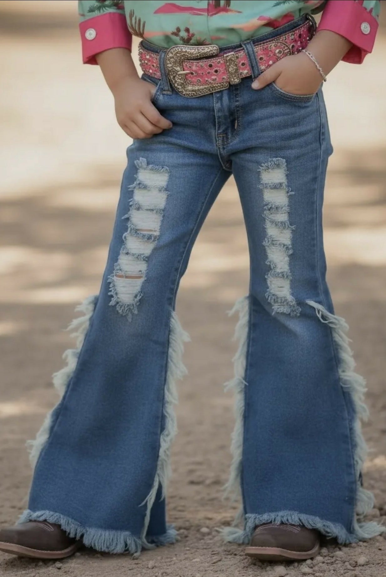 Girls Bootcut Denim Jeans - Deadwood South Boutique & Company LLC