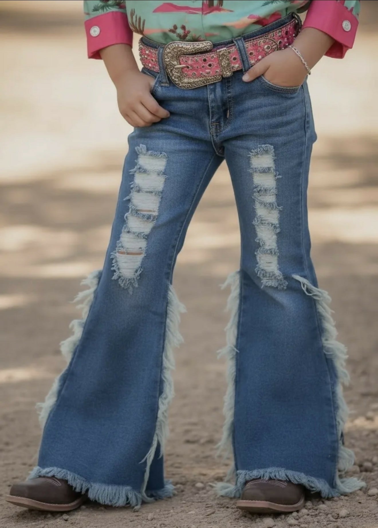 Girls Bootcut Denim Jeans - Deadwood South Boutique & Company LLC