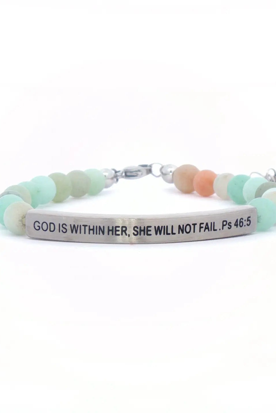 God is Within Her Bracelet - Deadwood South Boutique & Company LLC