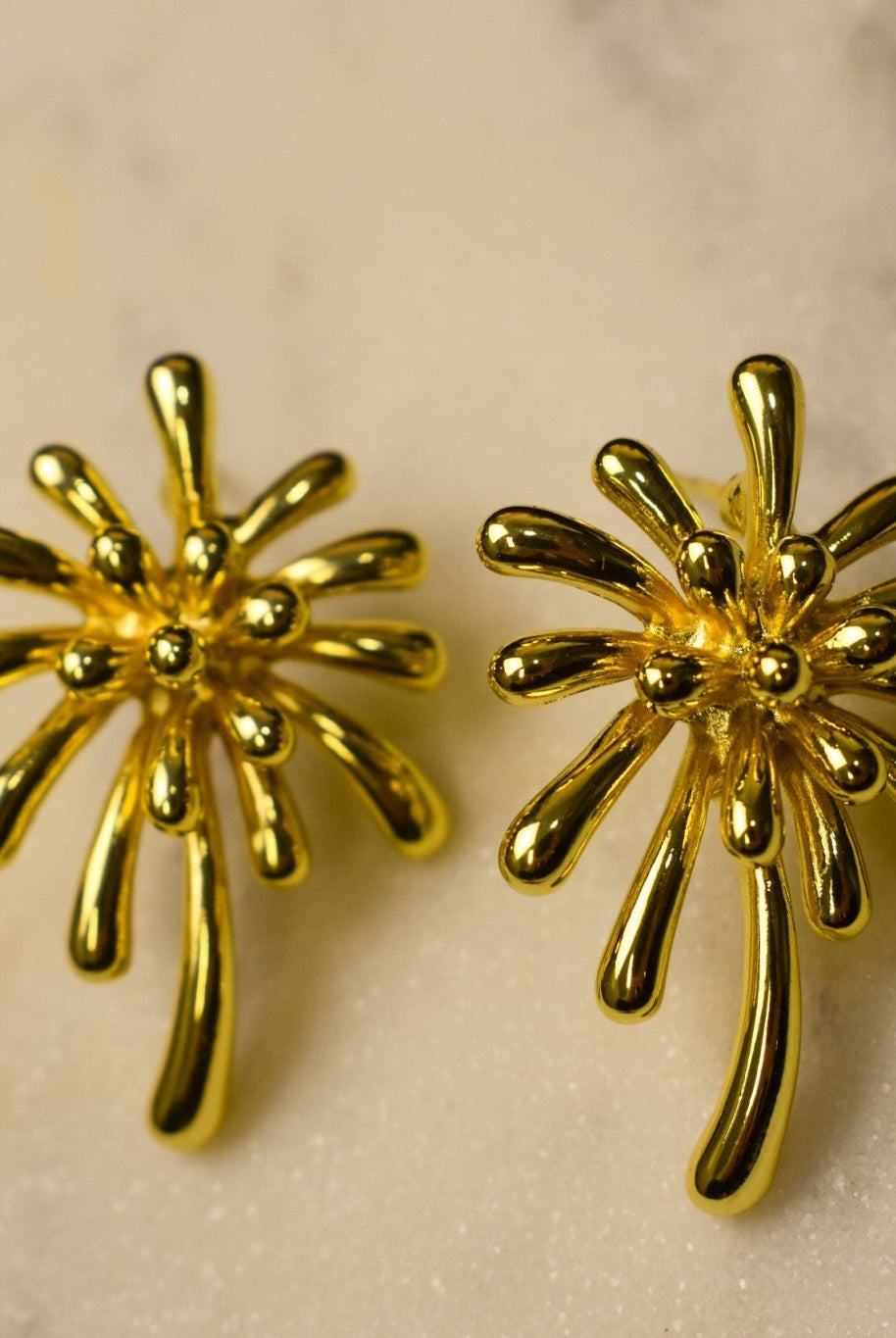 Golden Firework Earrings - Deadwood South Boutique & Company LLC