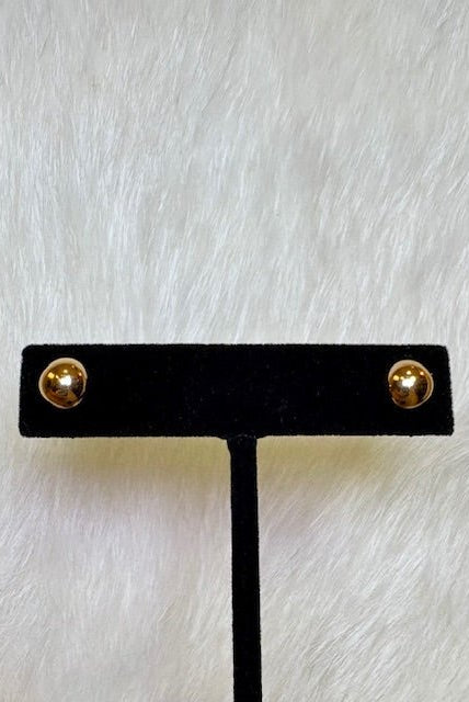 Golden Stud Earrings - Deadwood South Boutique & Company LLC