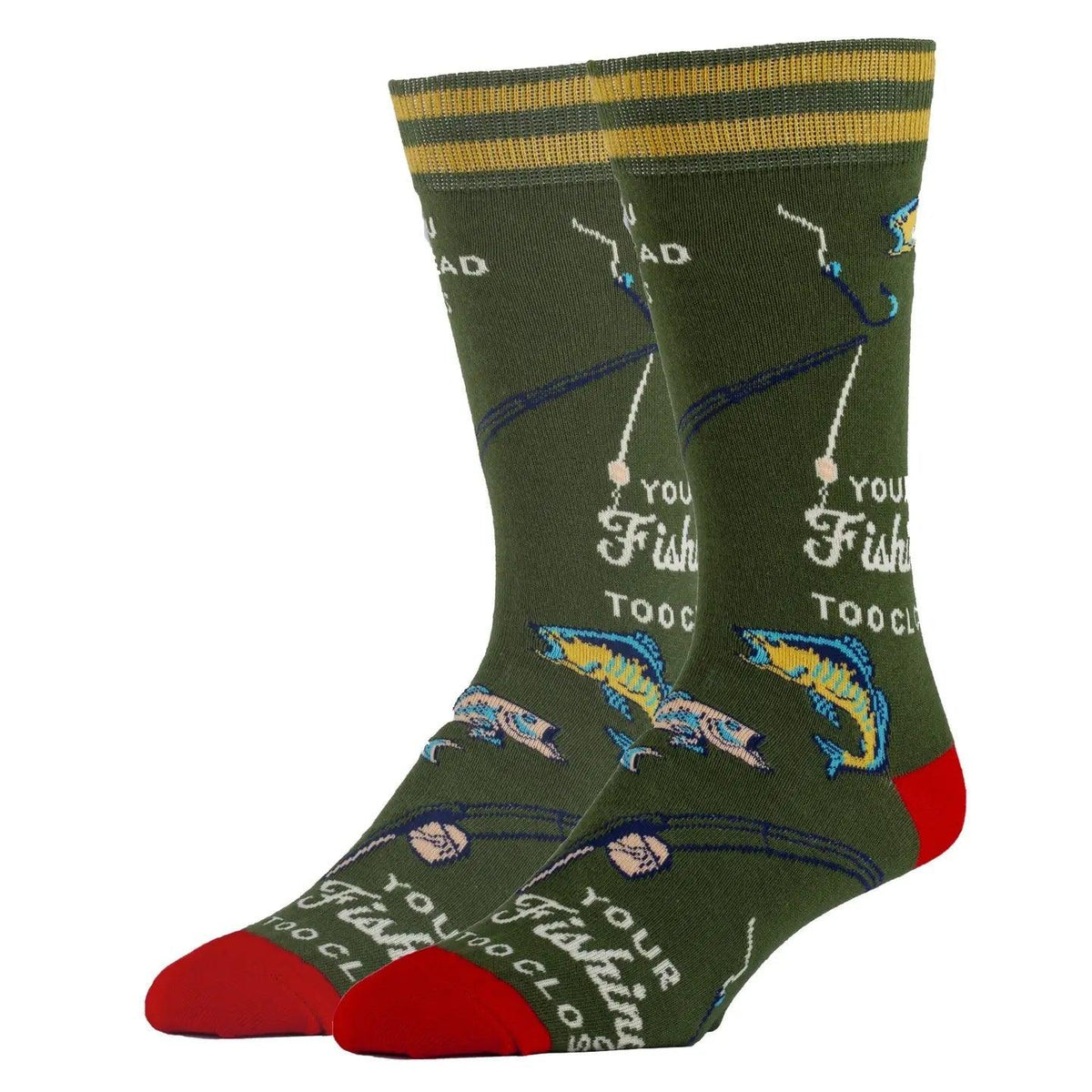 Gone Fishing Socks - Deadwood South Boutique & Company LLC