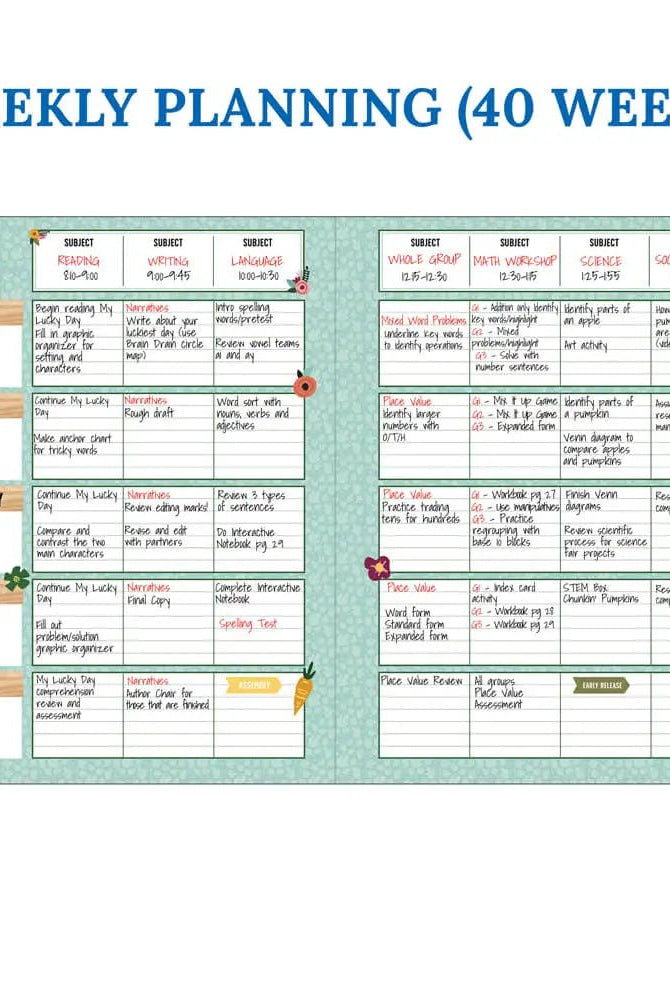 Grow Together Teacher Planner - Deadwood South Boutique & Company LLC