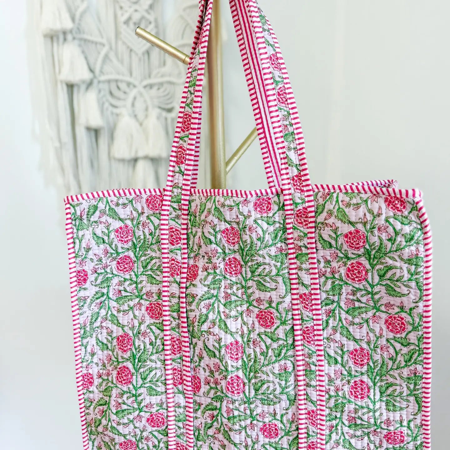 Hart and Hallow Quilted Tote Bag - Deadwood South Boutique & Company LLC