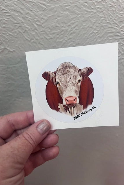 Hereford Head Sticker - Deadwood South Boutique & Company LLC