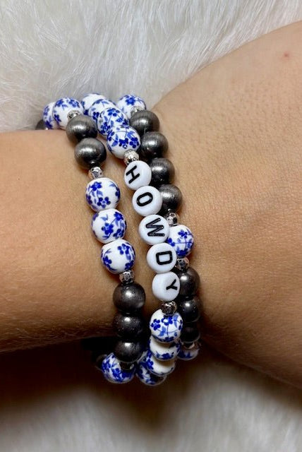 Howdy 3 pk Stretch Bracelet Set - Deadwood South Boutique & Company LLC